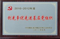 2010-2012年度創(chuàng)優(yōu)爭(zhēng)先先進(jìn)基層黨組織